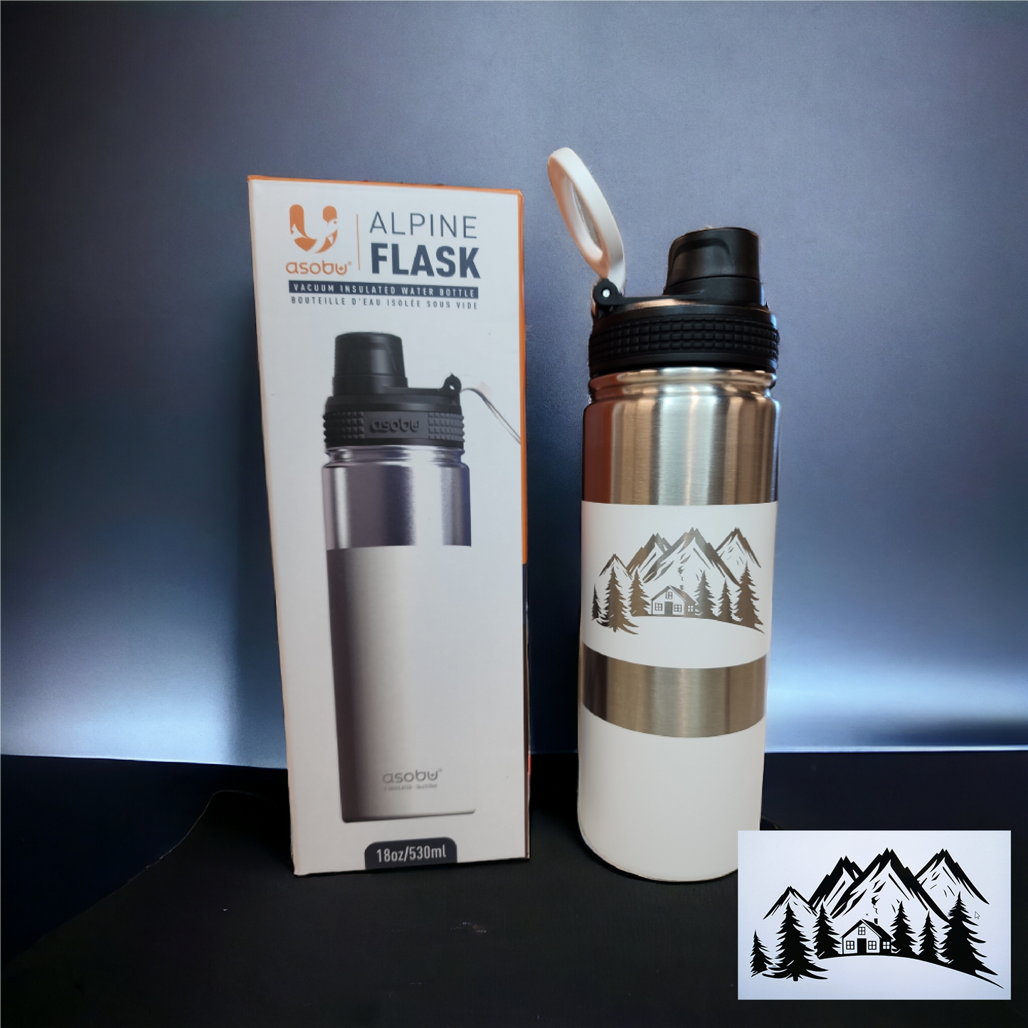 Bouteille Alpine Flask 18oz/ 530ml